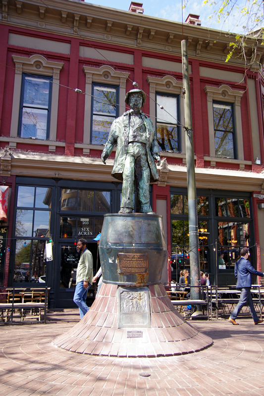 ガスタウン ジャック・デイトンの銅像