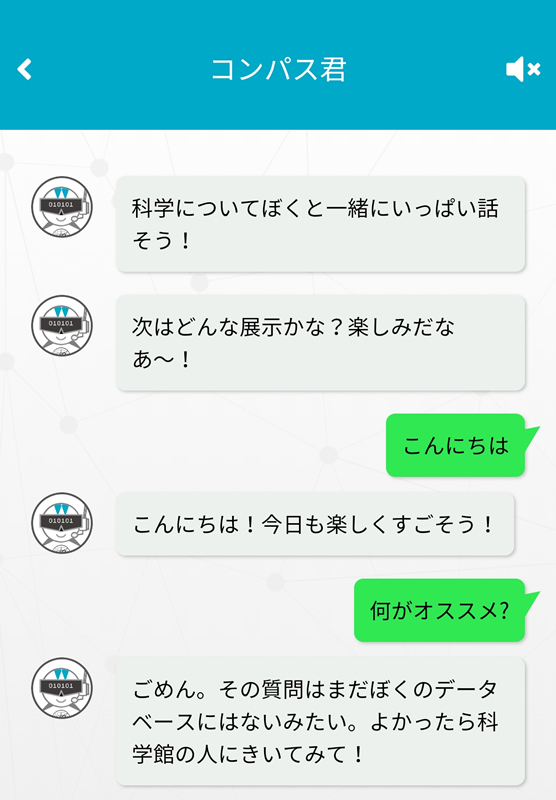 浜松科学館 みらいーら コンパス君