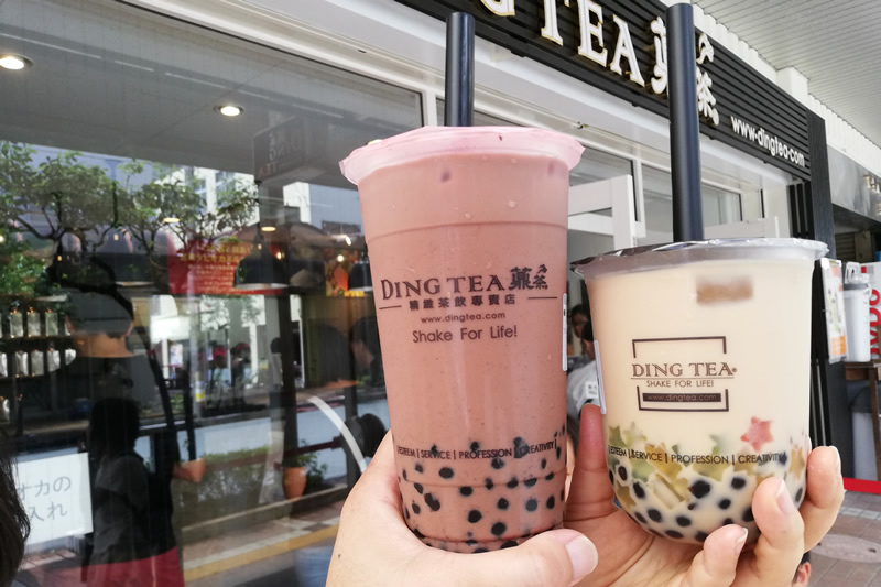 DING TEA(ディンティー)新浜松駅前店 タピオカミルクティー