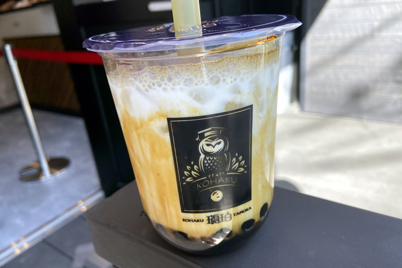 琥珀(こはく)浜松店 黒糖パールミルク